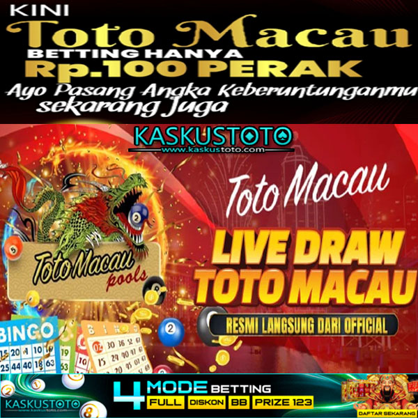 KASKUSTOTO: Data Macau Resmi, Keluaran Togel Macau Tercepat & Result Togel Toto Macau Terbaik Hari Ini